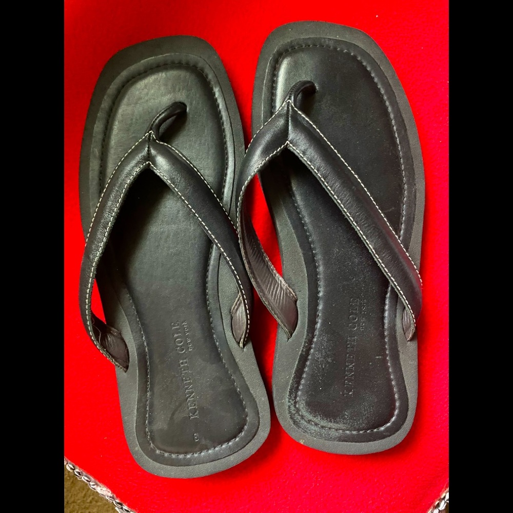 Men’s Kenneth Cole Leather Slides
